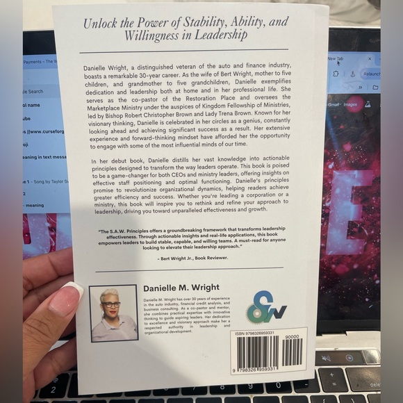 My 1st book 📖 The S.A.W. Principles: Cutting Through Leadership Challenges Book - Picture 6 of 6